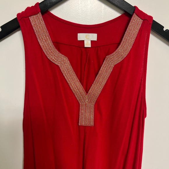 Charming Charlie V-Neck tank size Small - Picture 2 of 8